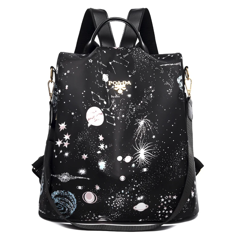 14-Starry sky Модный рюкзак женская сумка на плечо большой емкости женский рюкзак школьная сумка для девочек-подростков легкий женский рюкзак для путешествий - Цвет: 14-Starry sky