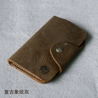 Новинка корова натуральная кожа CarKey кошельки для мужчин держатель ключница ключи женщин брелок чехлы на молнии сумка для ключей - Цвет: The picture color