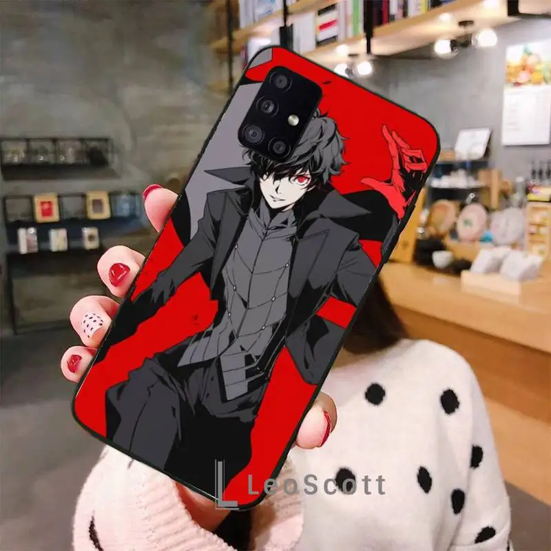 

Persona 5 Phone Case For Samsung A40 A50 A51 A71 A20E A20S S8 S9 S10 S20 Plus note 20 ultra 4G 5G