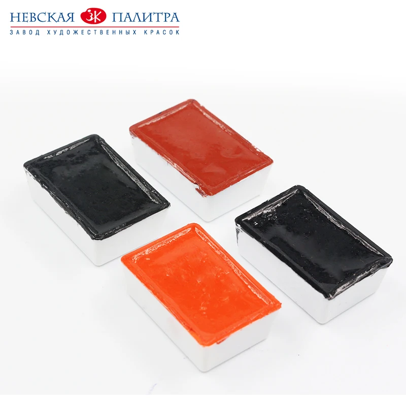 Однотонная Акварельная краска для русских белых ночей акурелы одноцветная