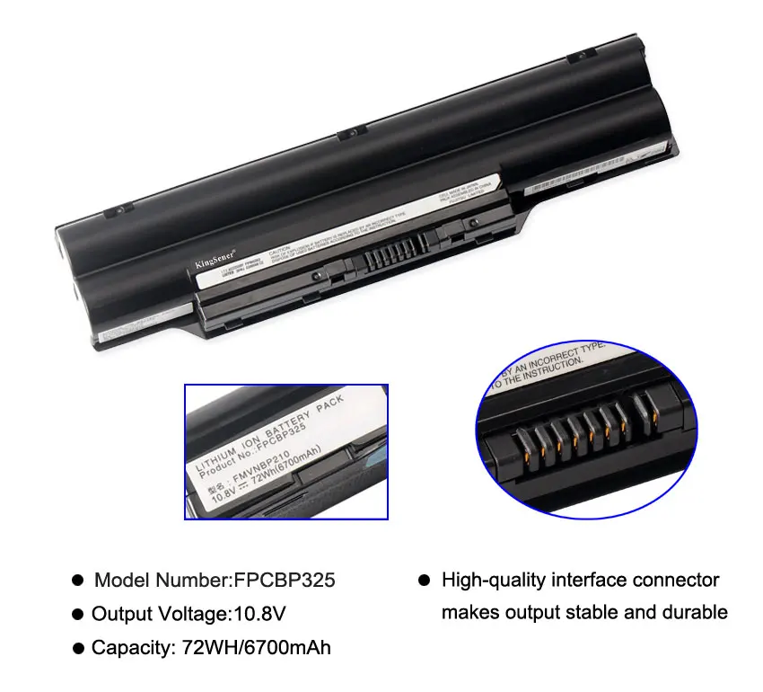 Аккумулятор KingSener FPCBP325 FPCBP281 для ноутбука Fujitsu FMVNBP210 FMVNBP198 SH560 SH761 SH760 SH771 SH772 SH572 PH701 P702