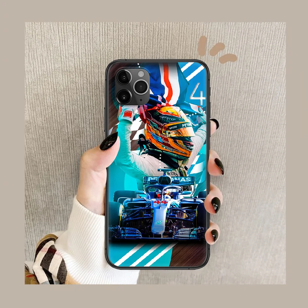 

F1 lewis hamilton 44 Phone Case Cover Hull For iphone 5 5s se 2 6 6s 7 8 12 mini plus X XS XR 11 PRO MAX black Cover Trend Funda