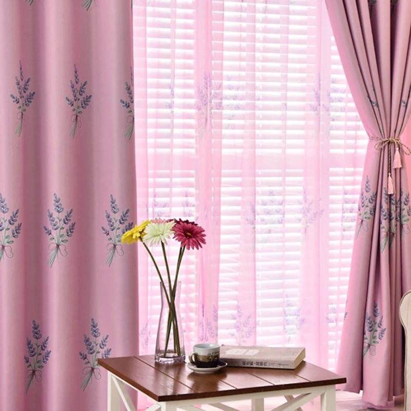 Симпатичные Фотошторы для спальни деревенские затемняющие элегантные нежные