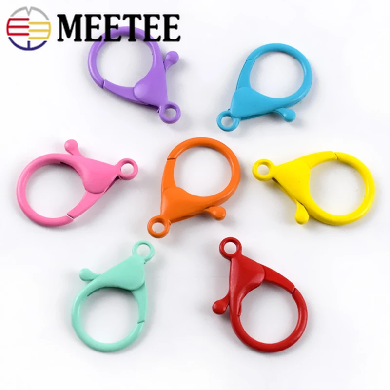 20/40 шт. 35 мм цветное кольцо с карабином пружинный крючок пряжка для ошейника