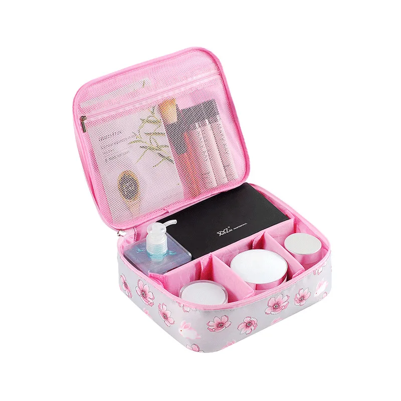 

Fashion lady cosmetic bag beautician storage bag large capacity ladies cosmetics bag portable travel storage bag