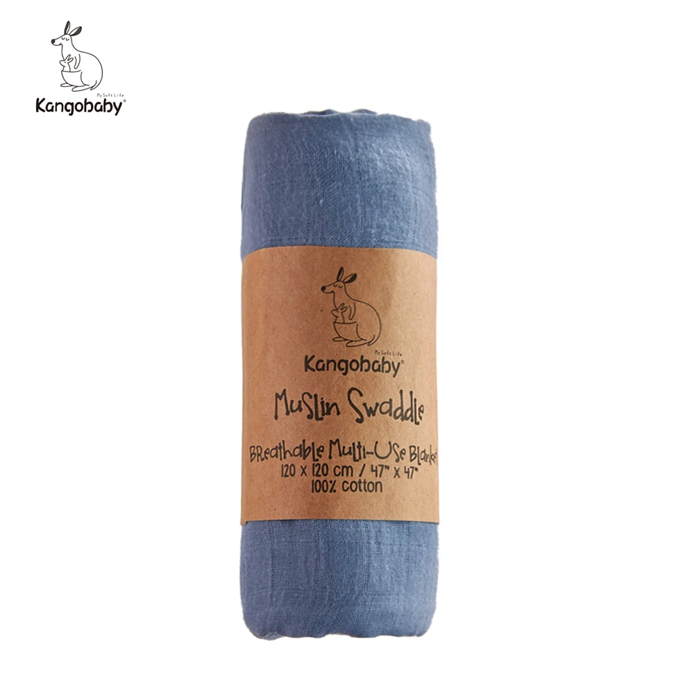 

Kangobaby Classic Solid Color Muslin Swaddle Photography Blanket Stroller Cover