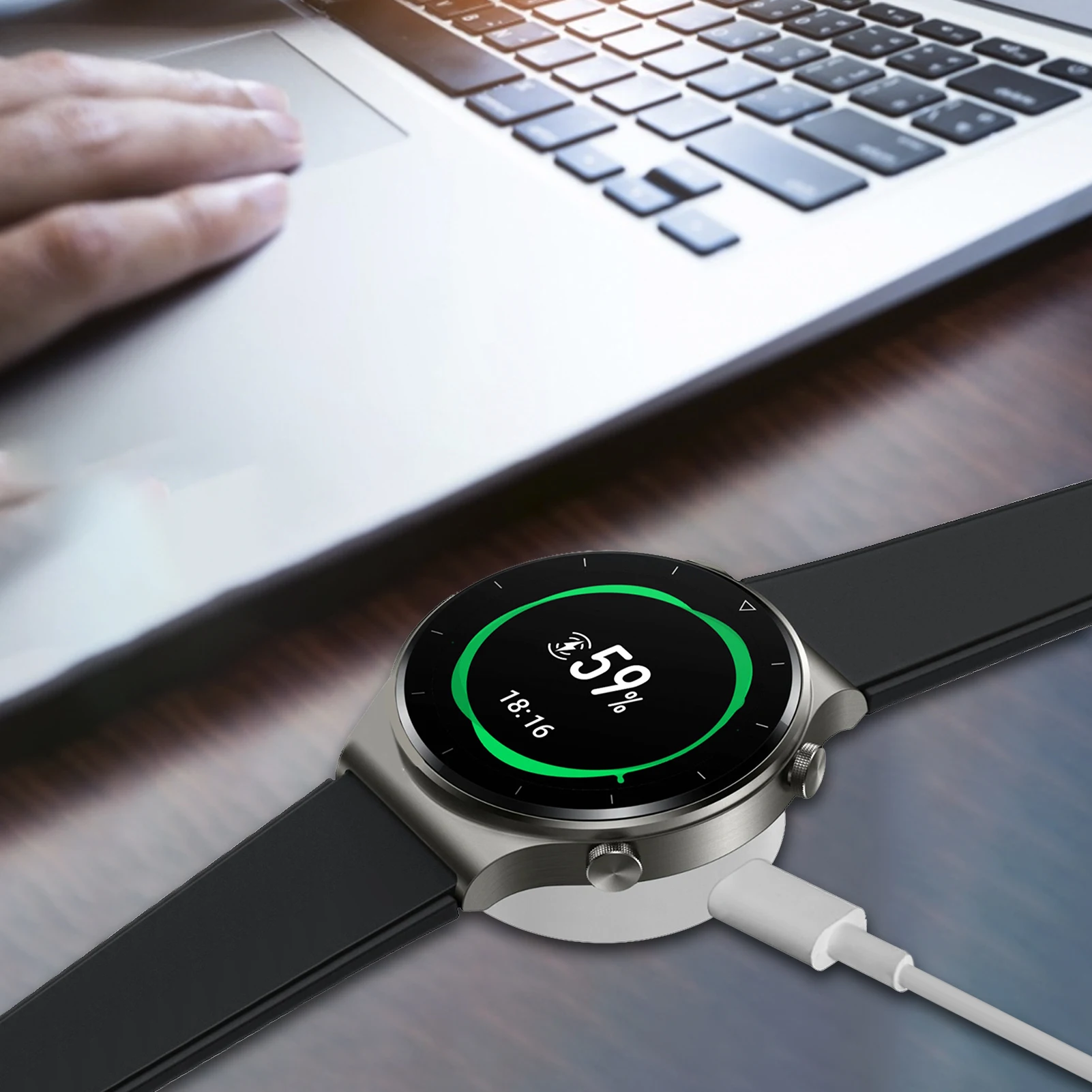 

Магнитная зарядная док-станция Type-c, 1 м, для Huawei GT2 PRO Watch, кабель для зарядки, аксессуары для умных часов