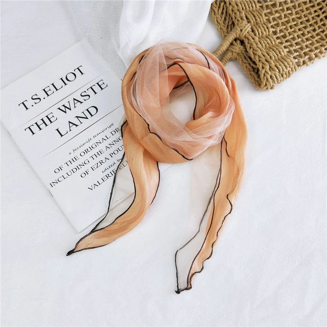 Новое поступление Осенний бандана шейный платок дышащий новинка шарф для женщин|