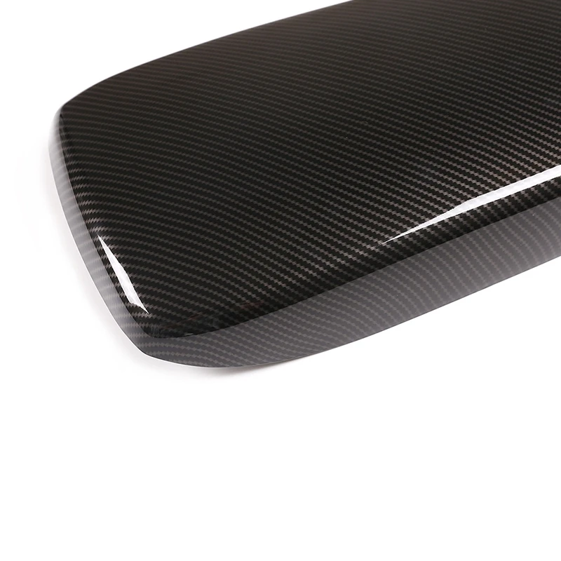 

for Alfa Romeo Giulia 2020 Accessories Car Central Arm Storage Center Box Armrest Panel Cover Carbon Style Sticker