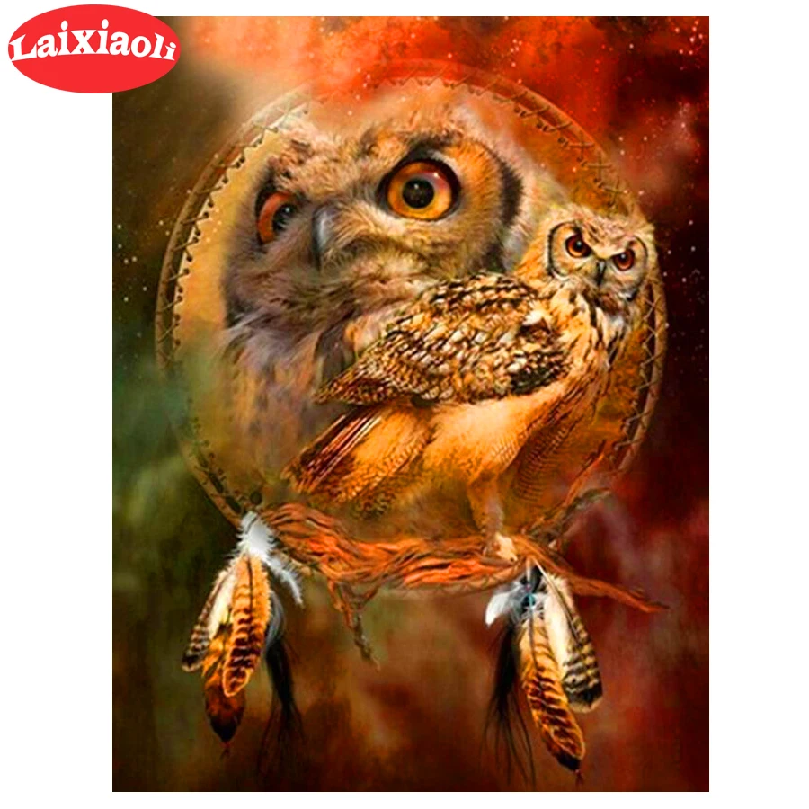 

5d Diamond Painting Animal Owls painting Full Drill Square Embroidery Sale Diamond MosaicPicture Rhinestone Home Decor