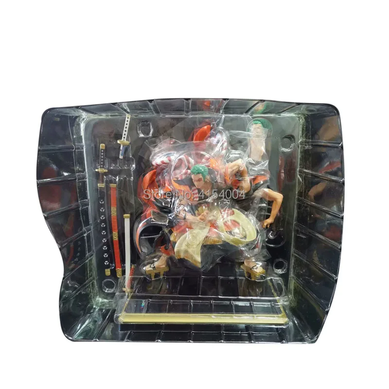 Аниме One Piece GK Roronoa Zoro Kabuki 24 см ПВХ фигурка Коллекционная модель Игрушечная