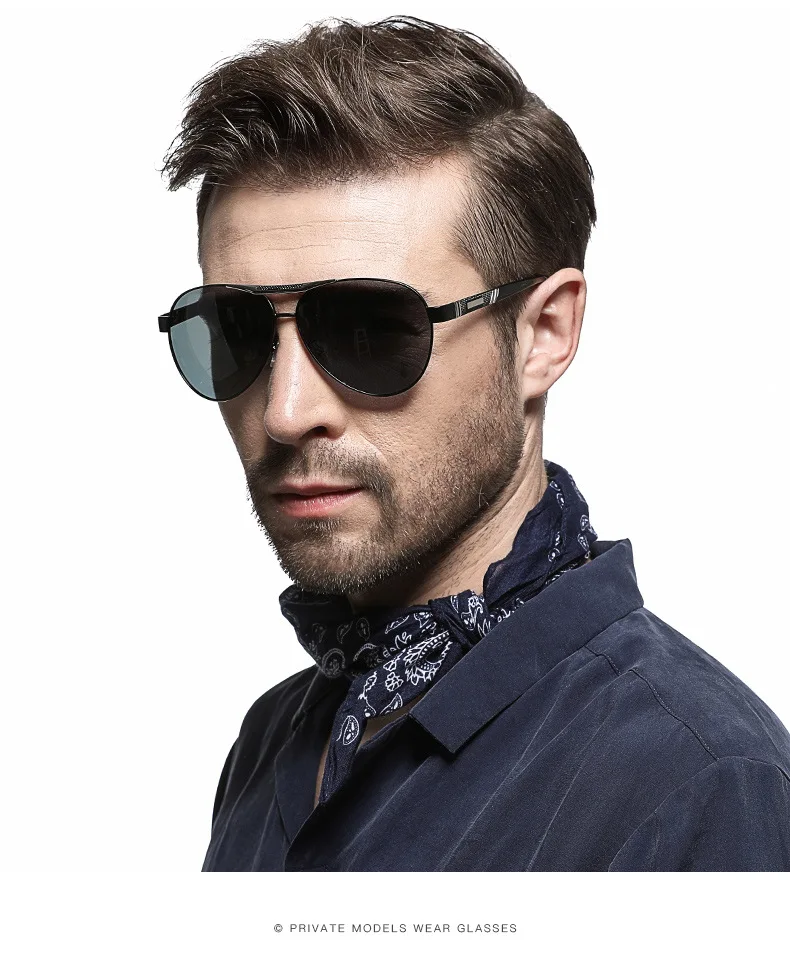 

2021 Vintage Goggles Men's Polarizing Sunglasses Brand Designer HD Anti-Glare Polaroid Lenses Driving Glasses Shade UV Eyewear