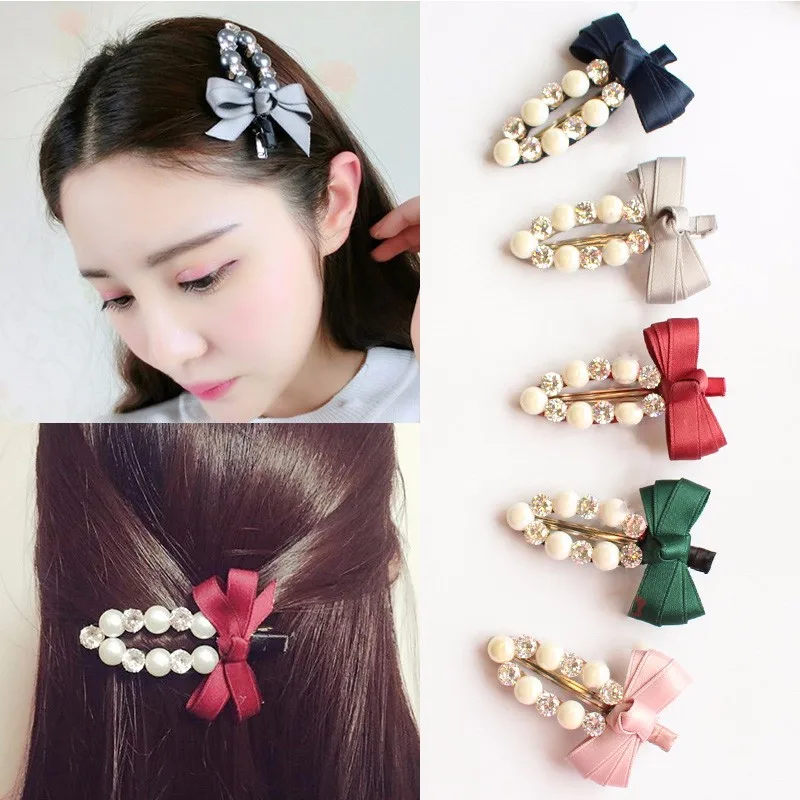 1 Pcs Pearl Metal Women Hair Clip Bobby Pin Barrette Hairpin Hair Accessories Beauty Styling Tools Dropshipping New Arrival Hot