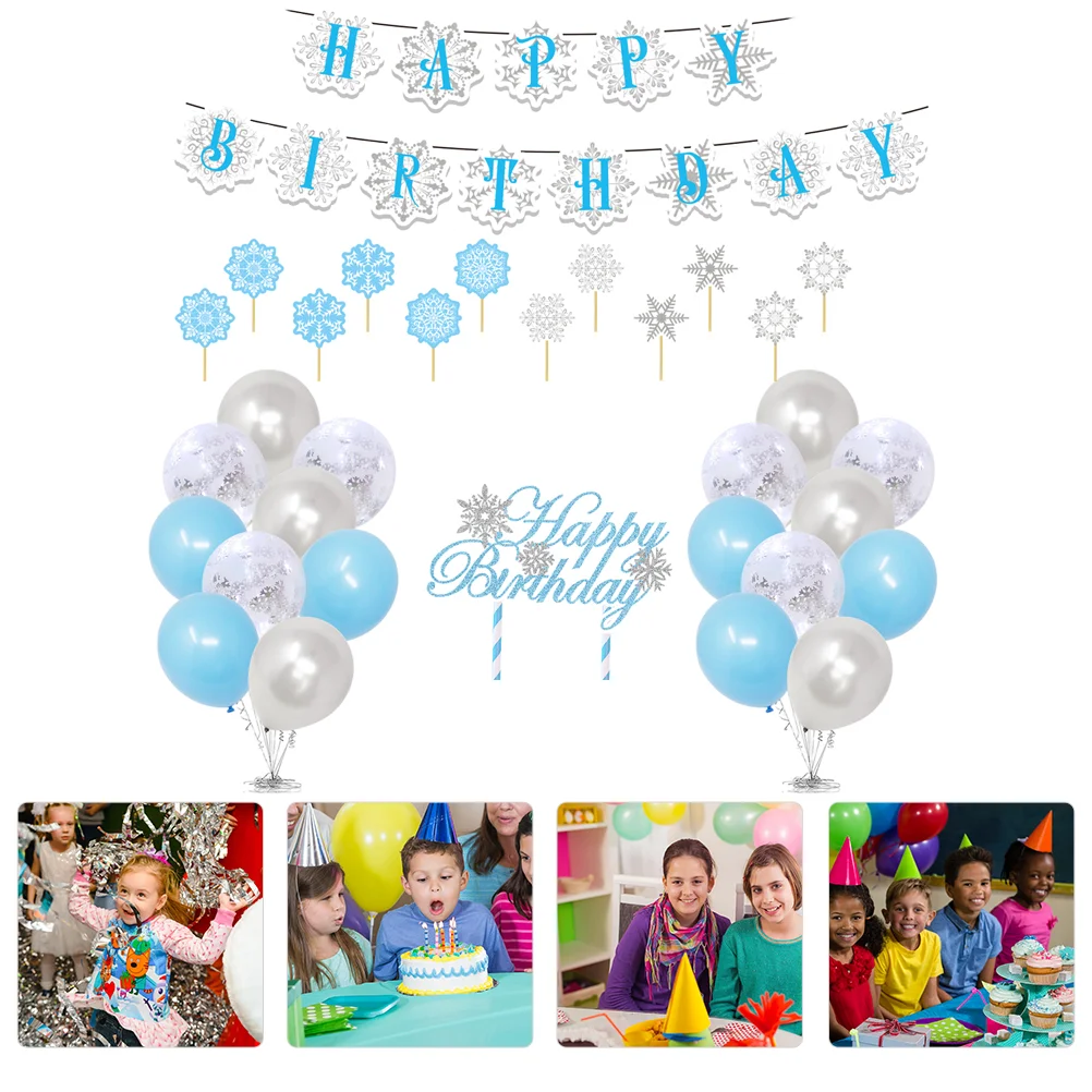 1 Набор Рождественский Декор, флаг, Рождественская тема, Топпер, декоративный шар, снежинка, Декор