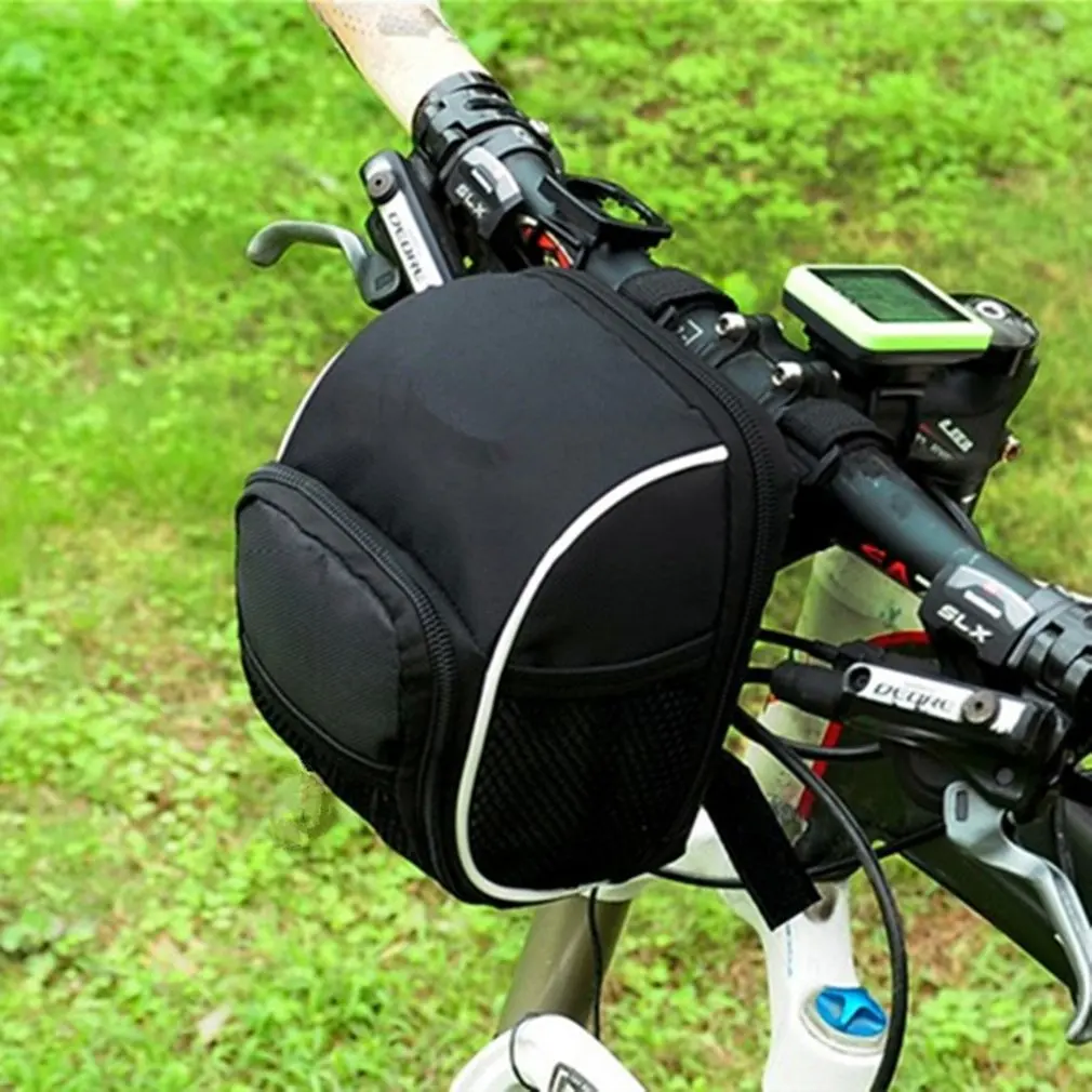 

Cycling Bike Handlebar Bag Bicycle Front Frame Folding Handlebar Storage Bag