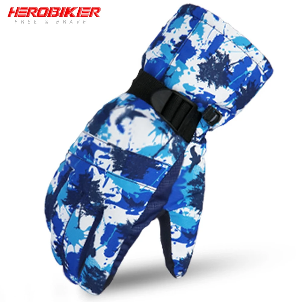 

Зимние перчатки для катания на лыжах, туризма, сохраняют тепло, осень, кемпинг, мотоцикл, перчатки с закрытыми пальцами, перчатки для рыбалки...