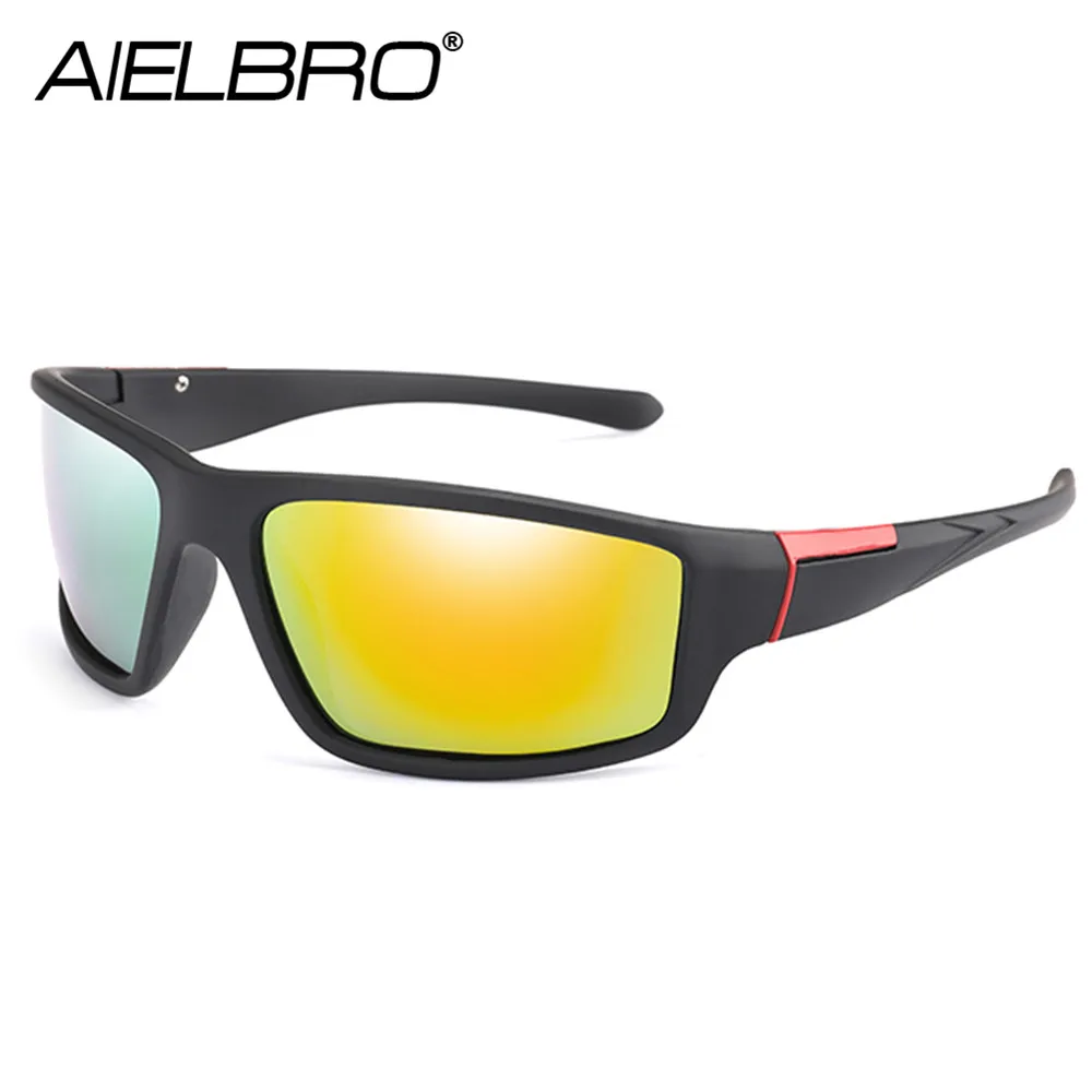 Солнцезащитные очки AIELBRO поляризационные мужские роскошные легкие для