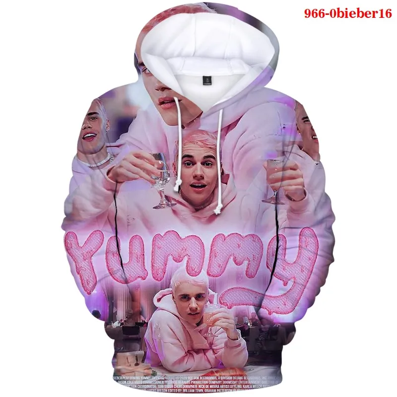 

Vintage Print Justin Bieber Yummy 3d Women Men Hoodies All-match Long Sleeve Autumn Sweatshirt Casual Hoodie Streetwear Moletom