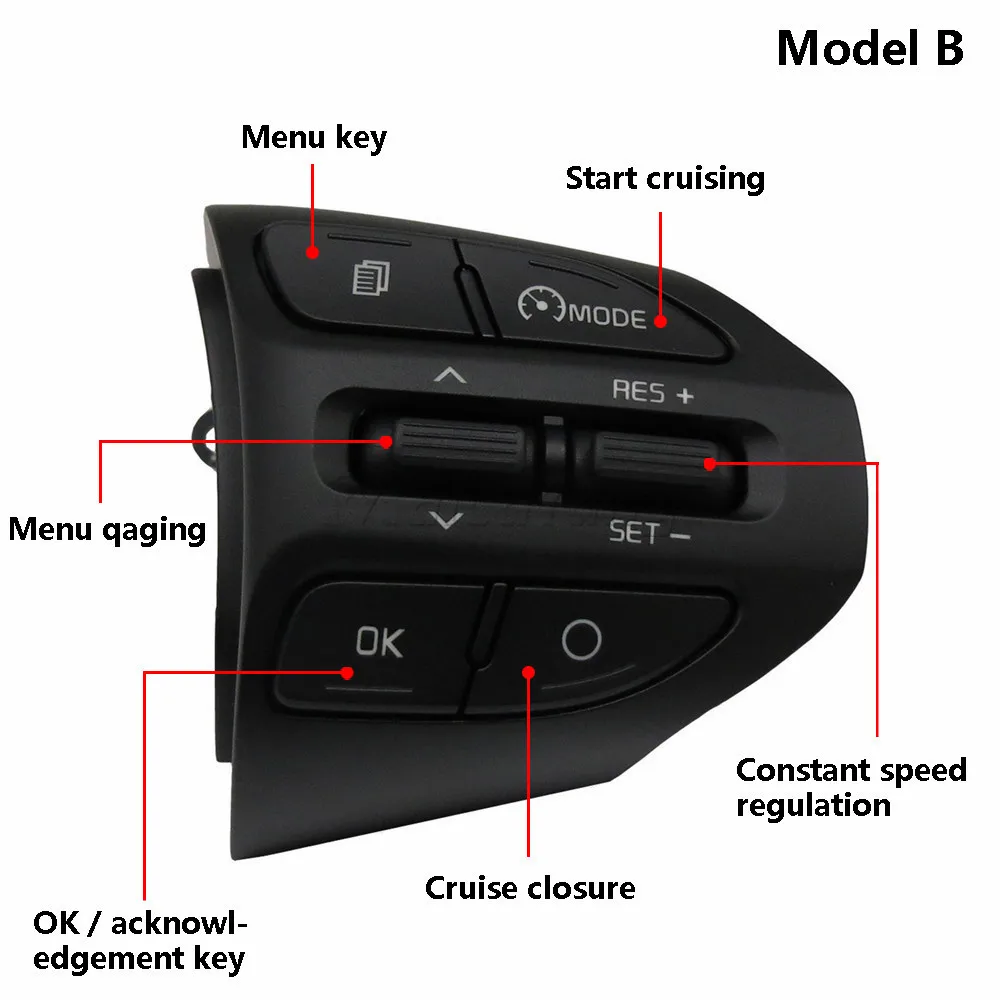 В наличии руль кнопка для KIA K2 Рио 2017 2018 2019 X LINE ButtonsPhone круиз Управление