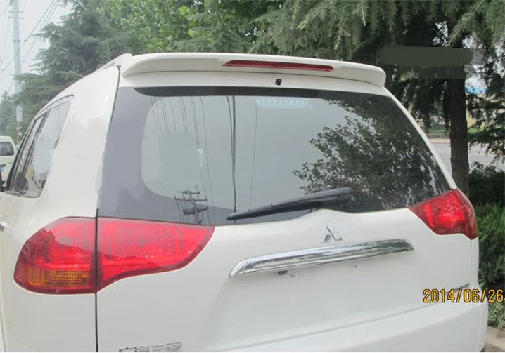 Спойлер для Mitsubishi pajero sport 2008 2014 wiht светильник высококачественный АБС пластик