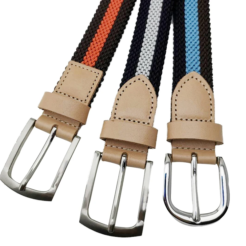 Мужские тканевые брюки ремень из натуральной кожи регулируемый нейлоновый