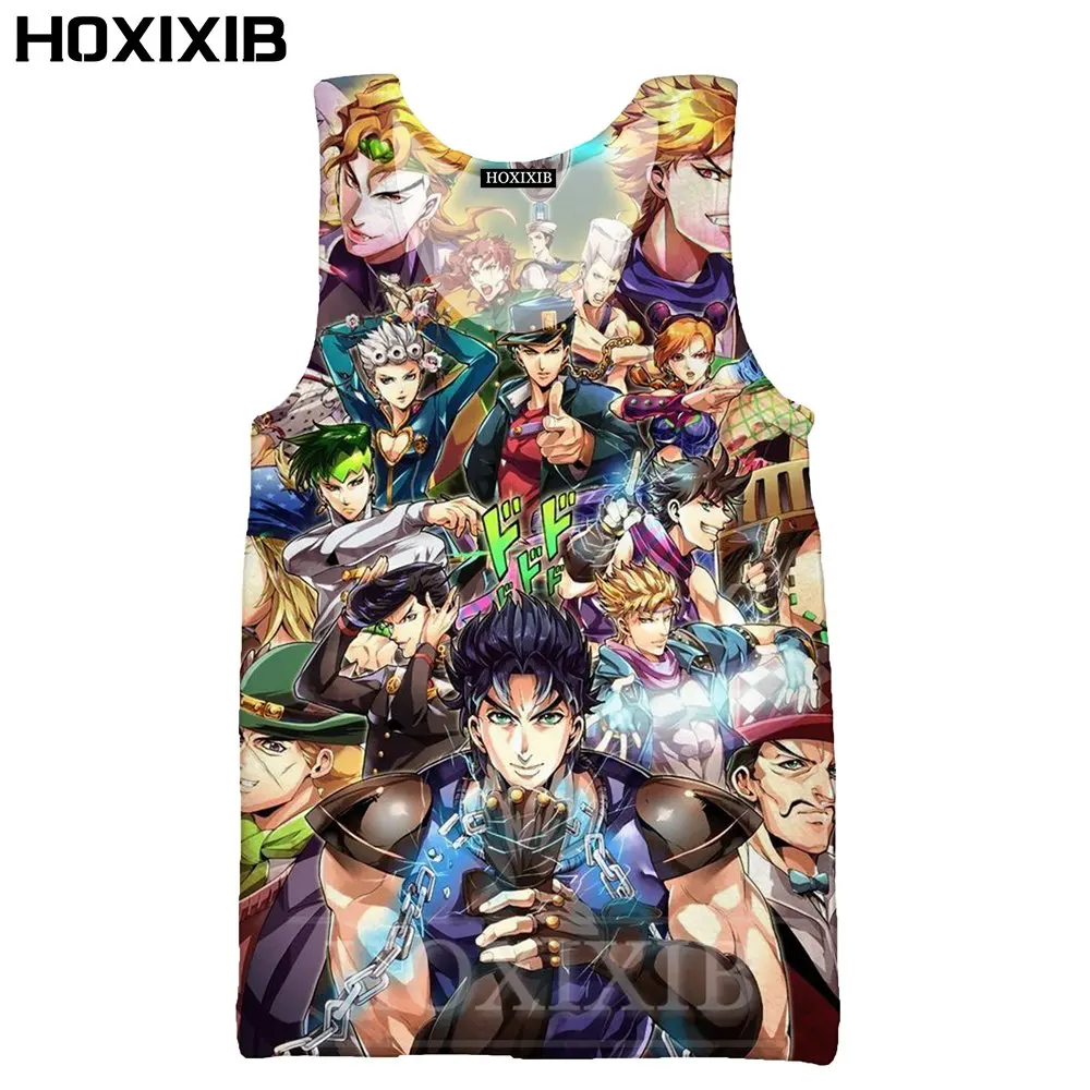 HOXIXIB женская рубашка комиксы журнал Higashikata Josuke 3D принт аниме JoJo Необычные