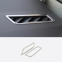 lhd for vw volkswagen golf 8 mk8 2020 2021 car accessories stainless silvery car front small air outlet decoration cover trim