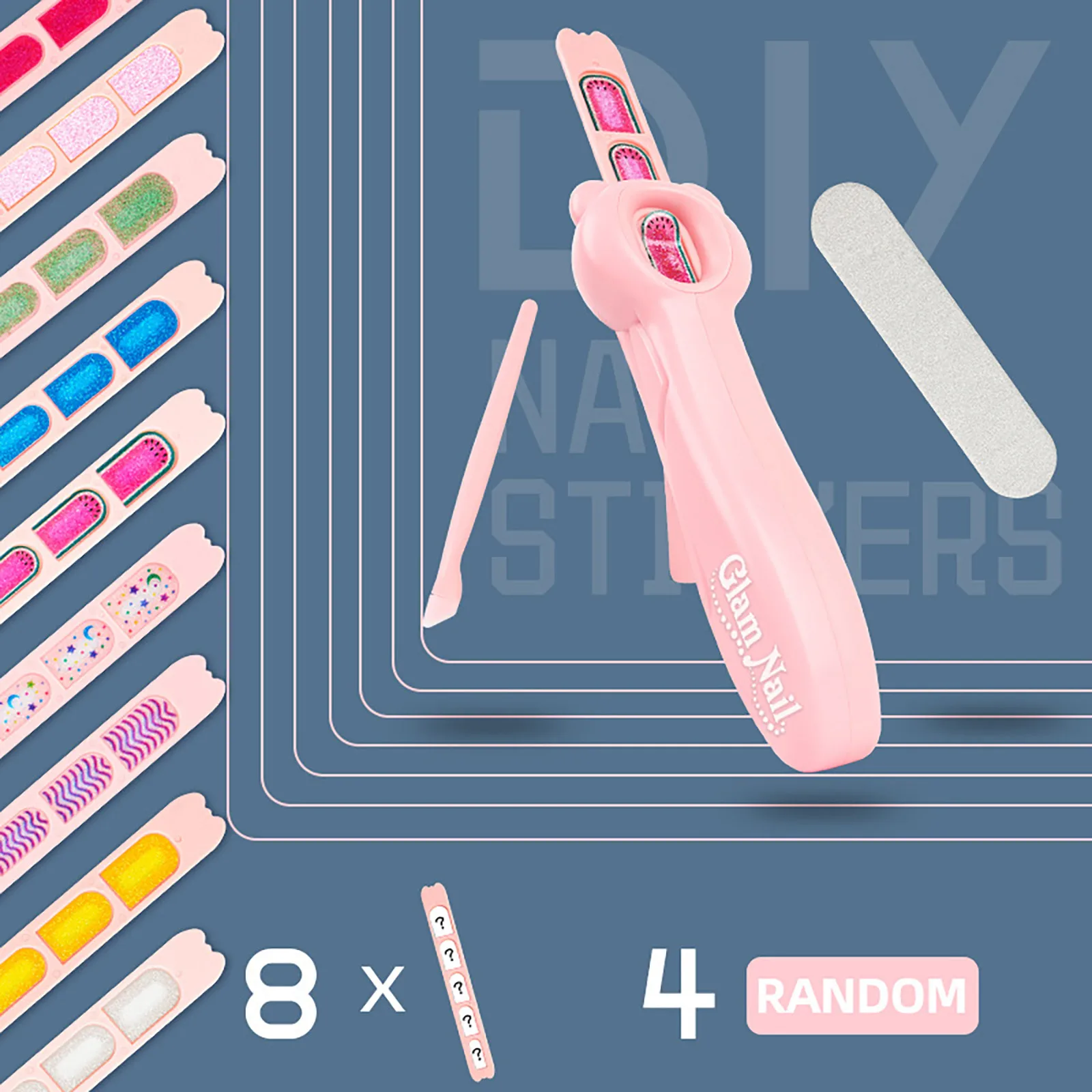 

Fashion DIY Makeup Nail Stickers Set Spa Toys Birthday&Christmas Gift Set For Girls Toys For Girls Party Gifts Interactive Games