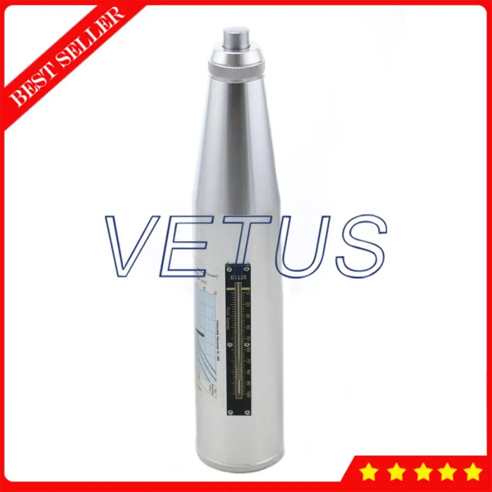 HT 225 портативный молоток для испытания на отскок бетона с резистометром 10 ~ 60 МПа