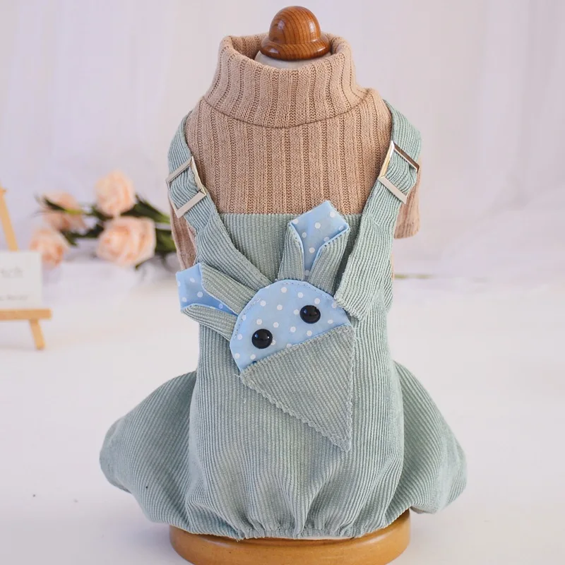 

New Pet Dog Rompers Small Dog Four-legged Clothes Spring Autumn Sweater Pet Puppy Fluffy Skirt Cute Jumpsuit for Dogs