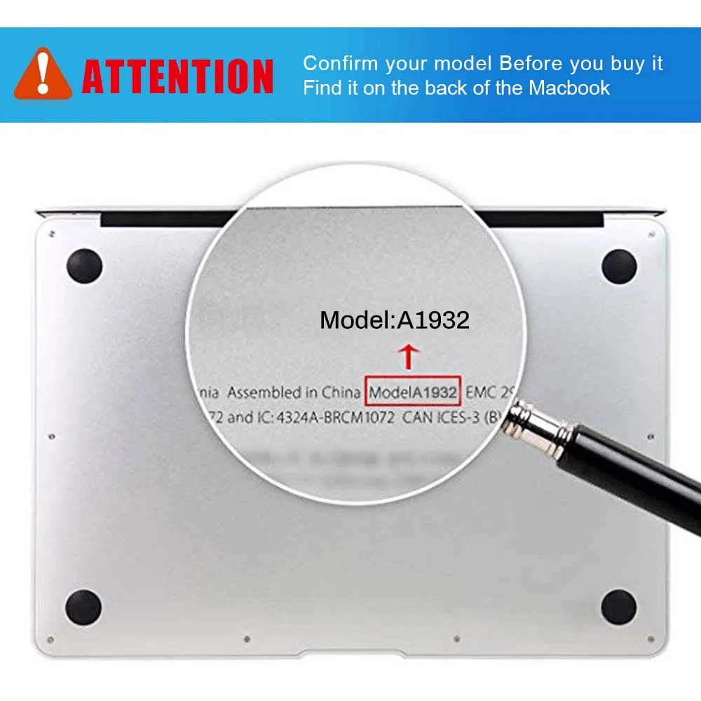 Чехол для ноутбука Apple Macbook Air 13" A2337 (M1) 2020/Air 11"/Air A1369/Air A1932 A2179/12"(A1534) твердый защитный чехол.