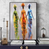 watercolor woman wall art canvas painting wall art for living room home decor no frame