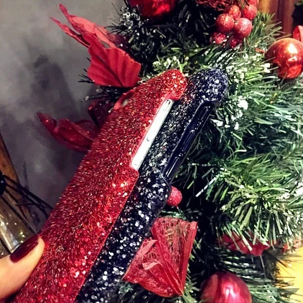 Sparkling Christmas Phone Case Cover for IPhoneXSMAX IPhone 8 /8plus/ IPhone7 /7plus/ IPhone6 /6s 6Plus | Мобильные телефоны и