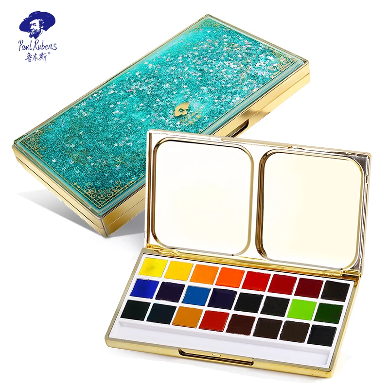 Официальный портативный набор Рубенс для путешествий 24 цвета Яркие серии умные