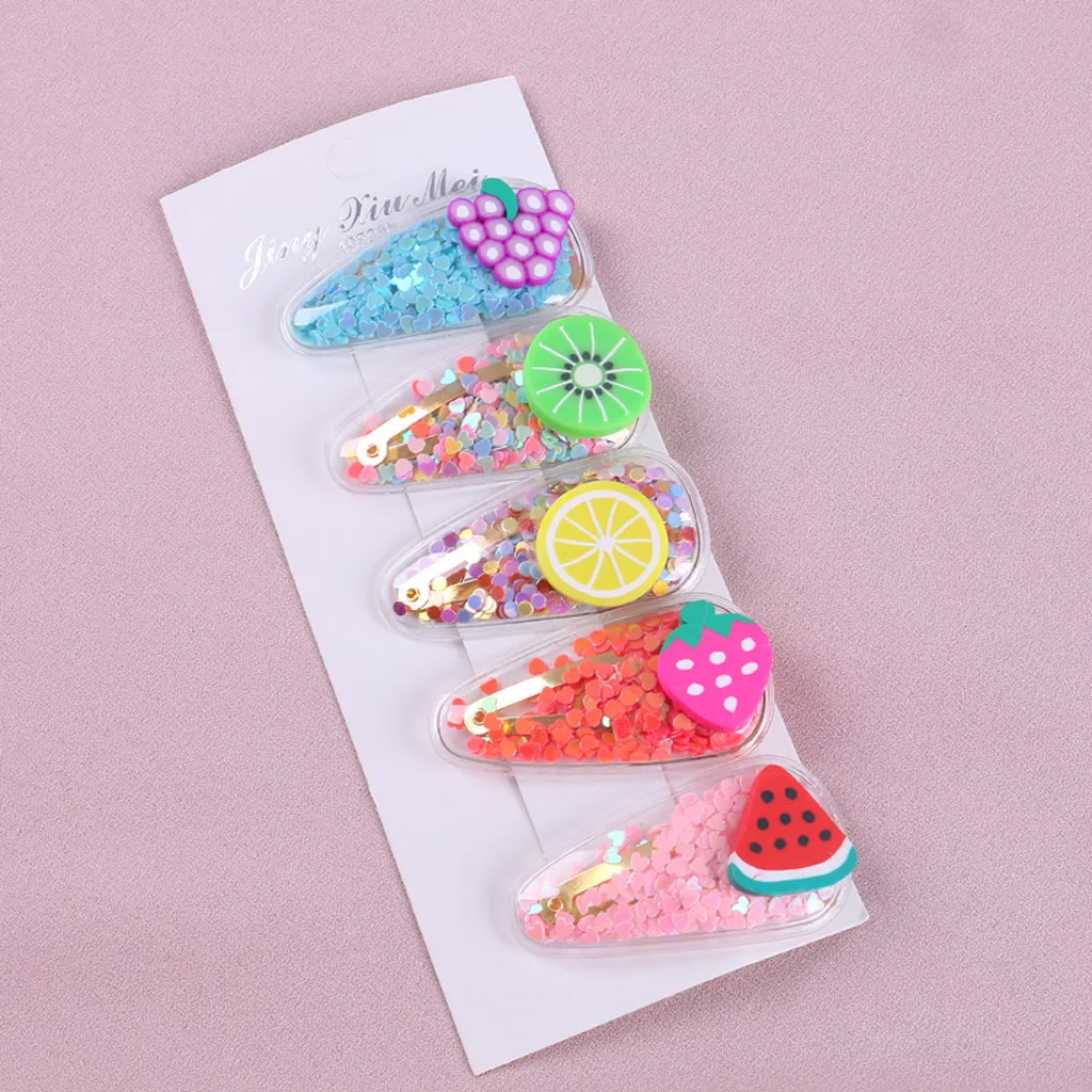 ARLONEET милый детский зажим для волос аксессуары Детская трехмерная вишневая