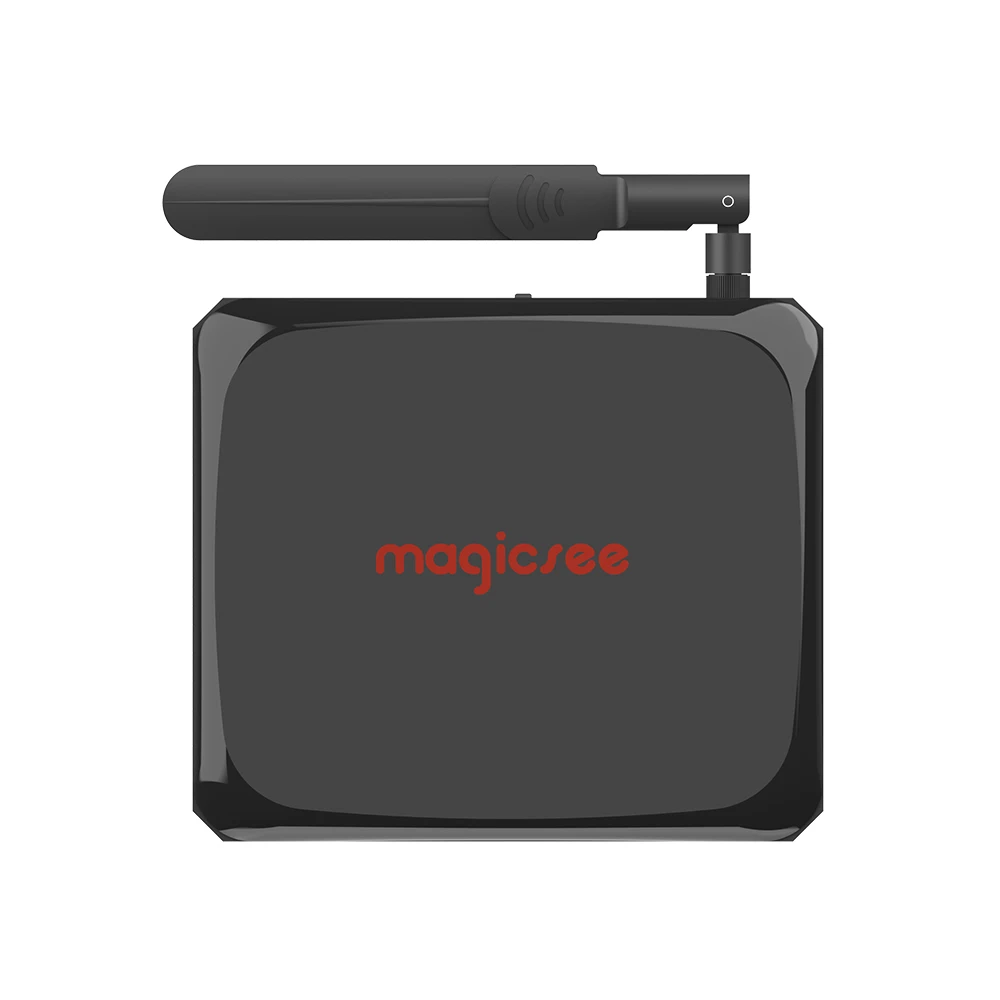 ТВ приставка Magicsee N5 Plus с процессором Amlogic S905X3 Android 9 0 4 Гб ОЗУ 64 ПЗУ 2 4/5G Wi Fi Ethernet BT 8K