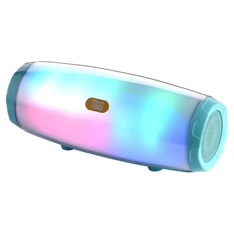 Новый цветной яркий светодиодный портативный Bluetooth 5 0 динамик беспроводной