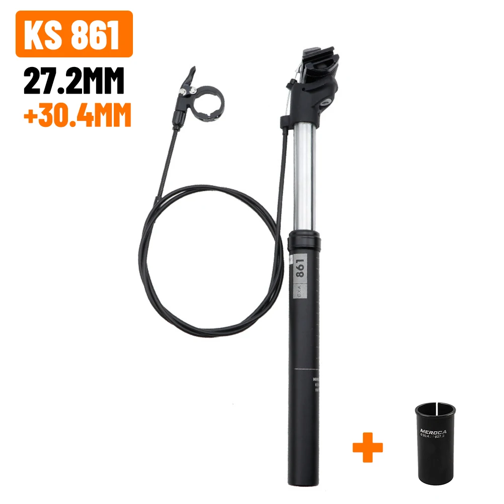 

860/861 Mountain Bike Dropper Seatpost 27.2 / 30.4 / 31.6mm 100mm Bicycle Lift Seatpost EXA