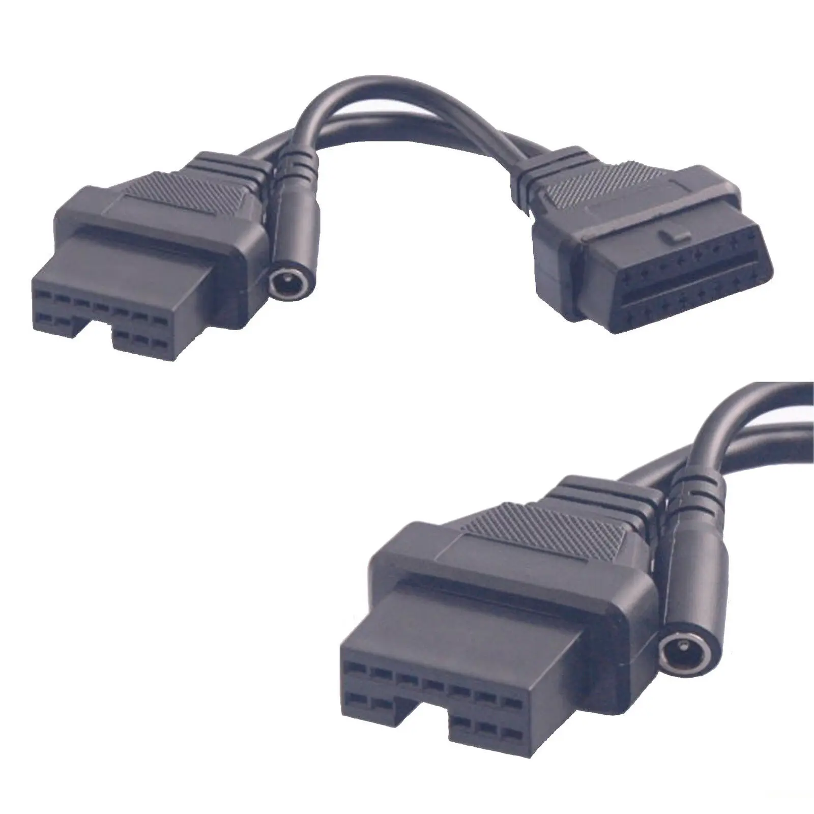 Высокое качество для Mitsubishi 12Pin до 16Pin женский OBD 2 Диагностика расширения