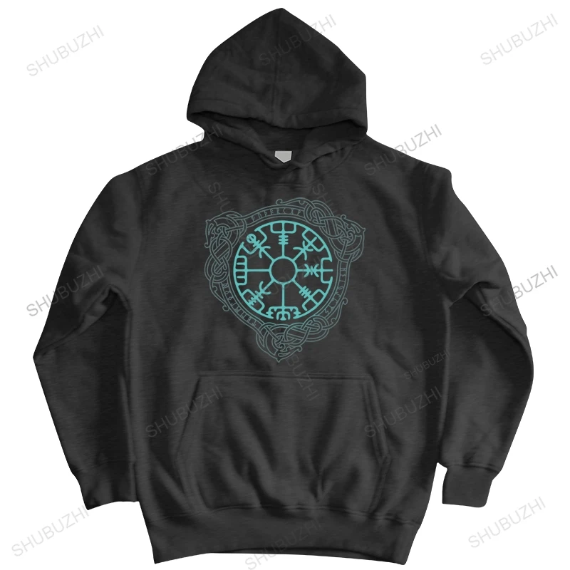 

Men Cotton long sleeve autumn Brand High Quality Classic Vegvisir Old Norse Runes Fashion Unisex casual pullover hirt Euro Size