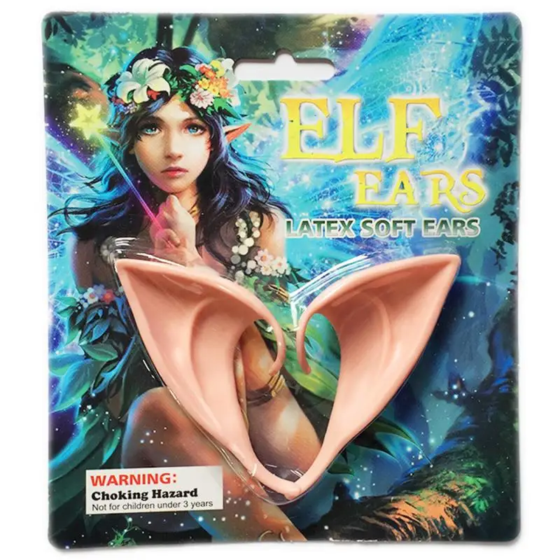 Party Decoration Latex Ears Fairy Cosplay Costume Accessories Angel Elven Elf Ears Photo Props Adult Kids Toys Halloween Supply images - 6