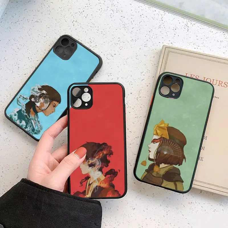 

Avatar the Last Airbender Phone Case Matte Transparent for iPhone 7 8 11 12 s mini pro X XS XR MAX Plus cover funda