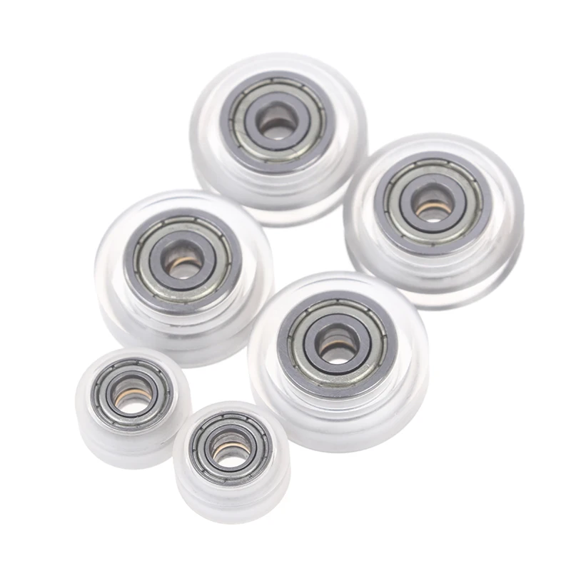 

10pcs 3D Printer Pulley Wheel Plastic Pulley Linear Bearing Clear Polycarbonate Mini Wheel High Precision