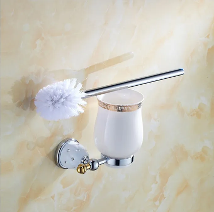 bathroom accessories diamond chrome bathroom hardware restroom accessories bath towel rack toilet paper holder bathroom set free global shipping