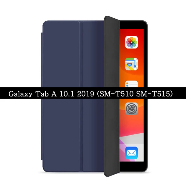 Royal Blue Чехол для планшета для samsung Galaxy Tab A 10,1 SM-T510 SM-T515 wifi LTE 3g из искусственной кожи защитный чехол Магнитный чехол - Цвет: Royal Blue
