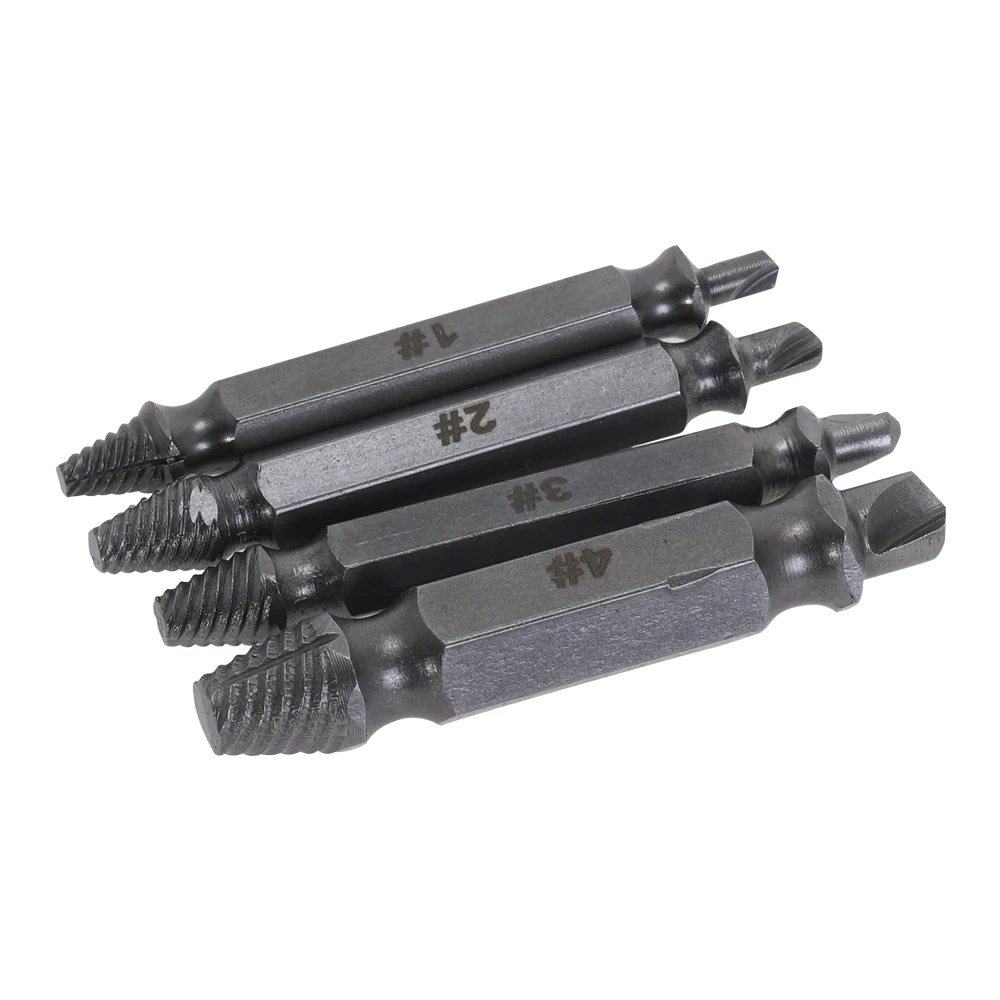 4 шт./компл. сверло с двойным концом поврежденная винтовая направляющая для