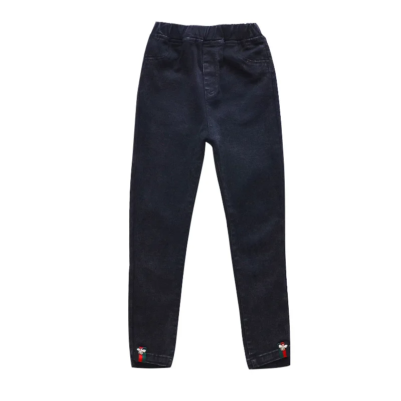 

Girls' jeans 2021 new spring and autumn clothes children's big children's fashion long pants loose pants