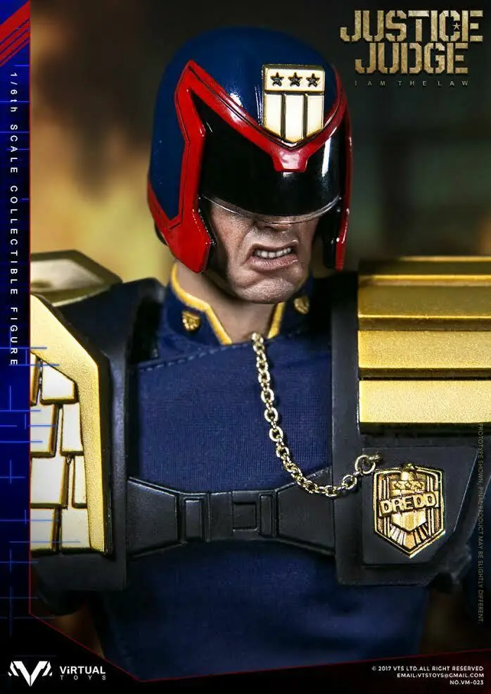 Виртуальная игрушка VM-023 JUSTICE JUDGE 1" 1/6 фигурка 1995 JUDGE DREDD STALLONE