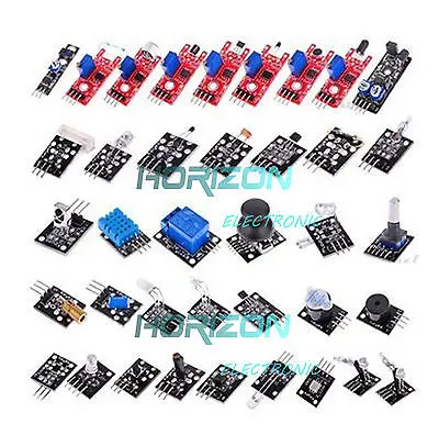 

37 Sensor Ultimate 37 in 1 Sensor Modules Kit for Arduino Starters keyes MCU Education User DIY Kits Diy Electronic