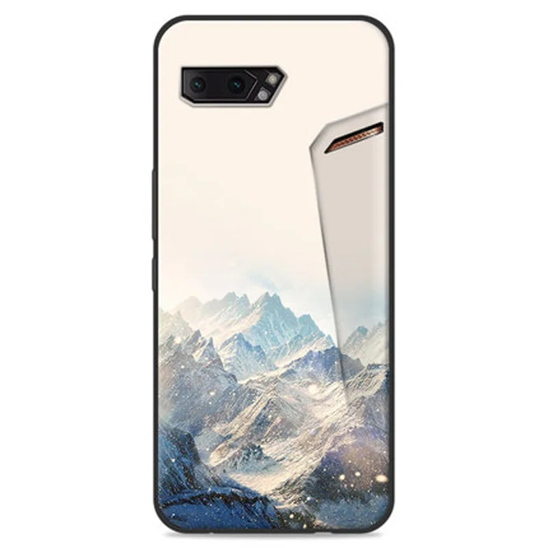 Для Asus ROG Phone 2 ZS660KL чехол мягкий силиконовый защитный AsusROG Phone 2 II Тонкий чехол для Asus ROG2 ZS660KL